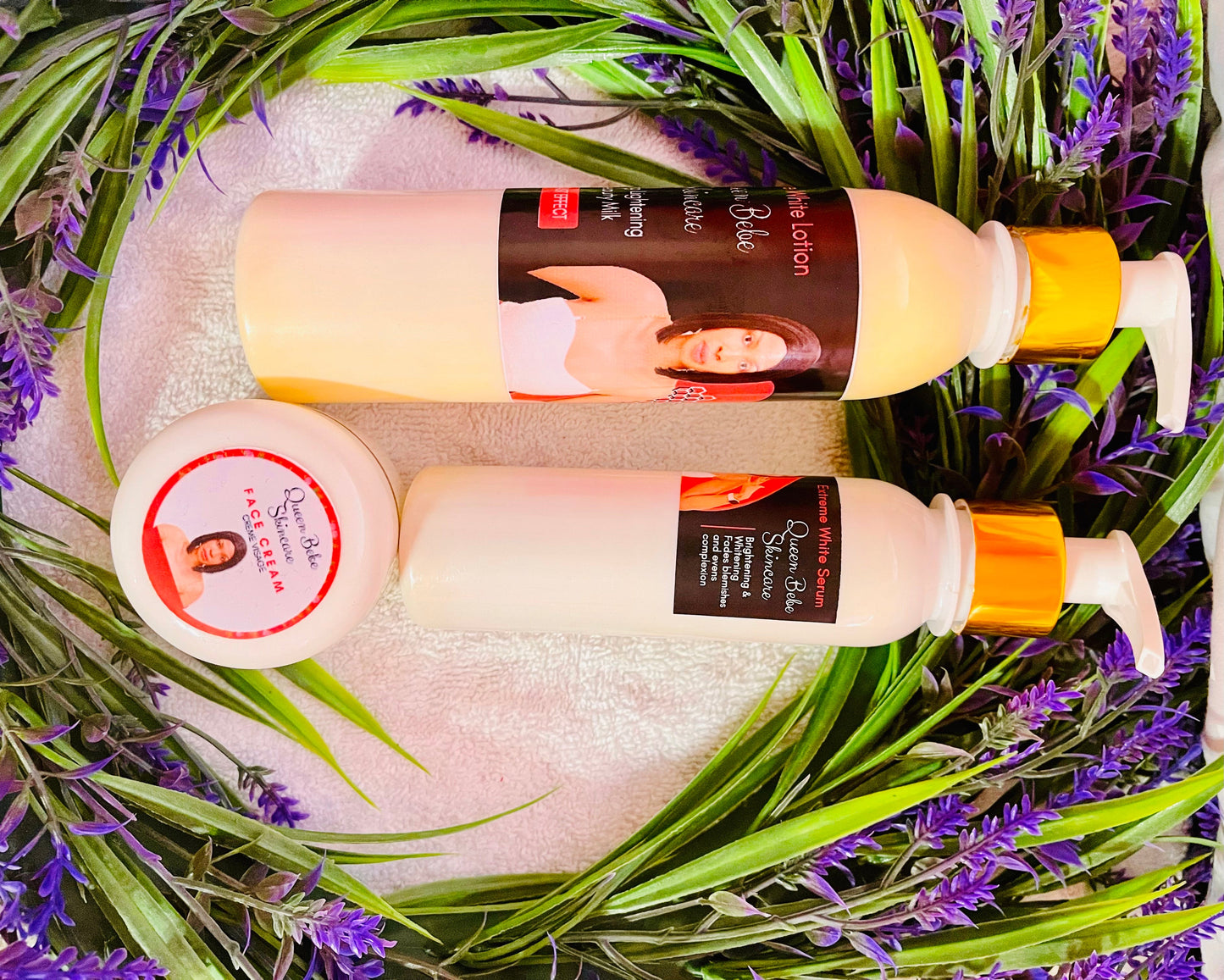 Queen Bebe Extreme White Lotion, Serum, Face Cream