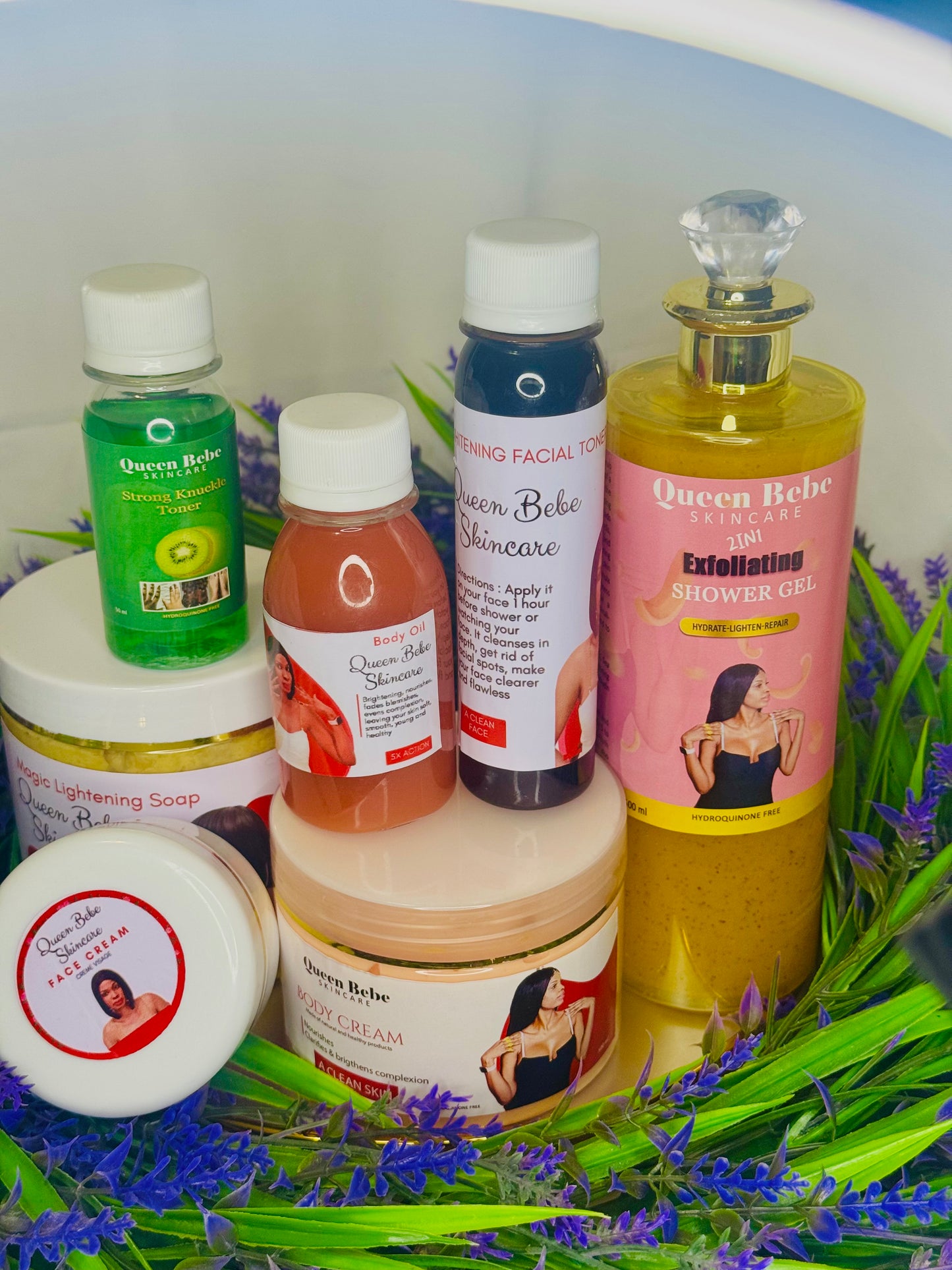 Queen Bebe Body Oil set