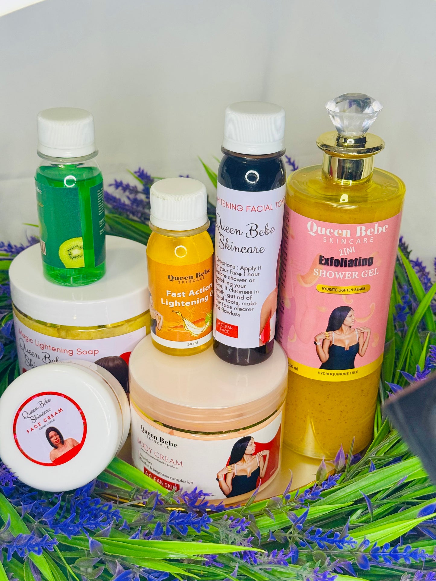 The fast action lightening oil set