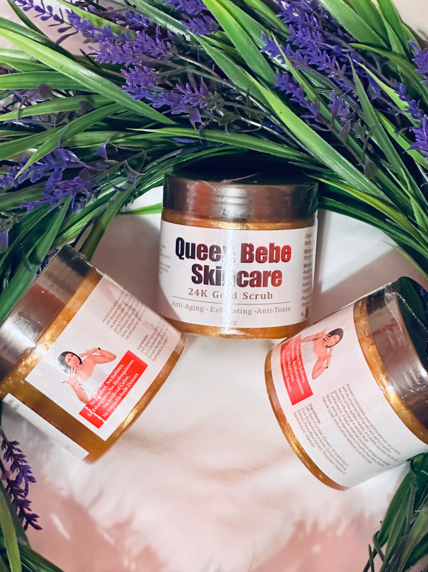 Queen Bebe Skincare 24K Gold Scrub