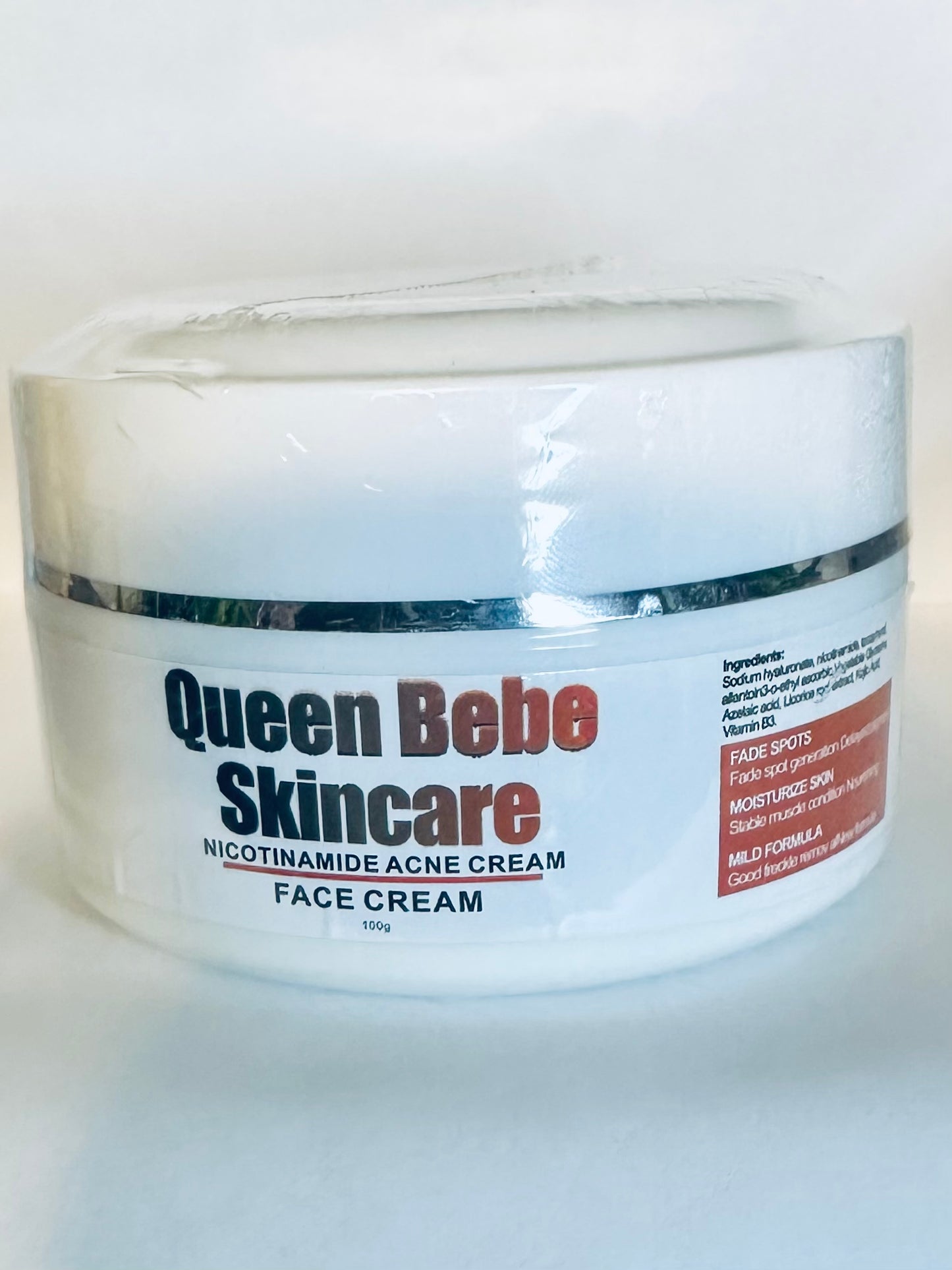 Queen Bebe Skincare                                   Nicotinamide Acne Cream                            Face Cream