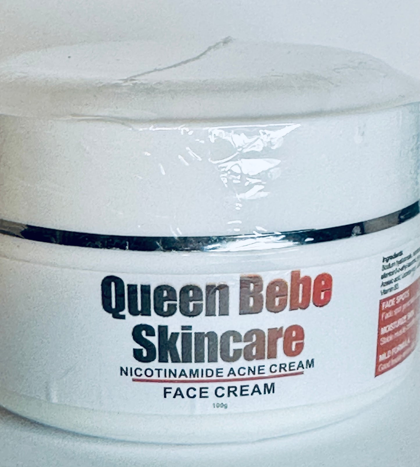 Queen Bebe Skincare                                   Nicotinamide Acne Cream                            Face Cream