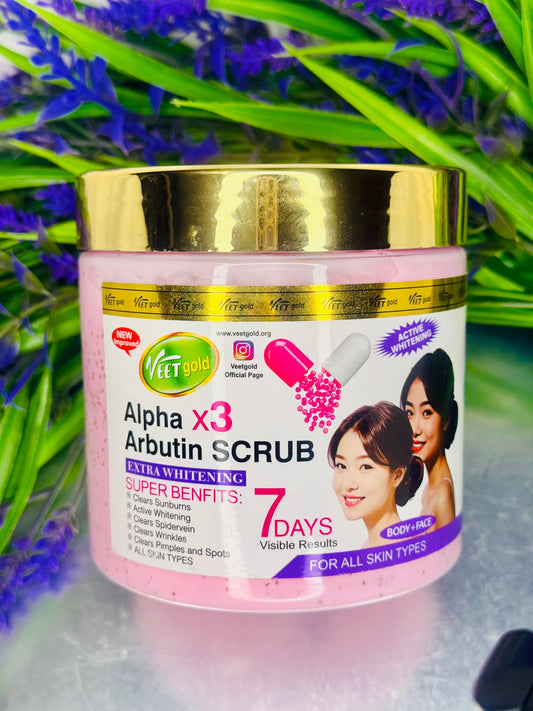 Alpha Arbutin Extra Whitening Scrub